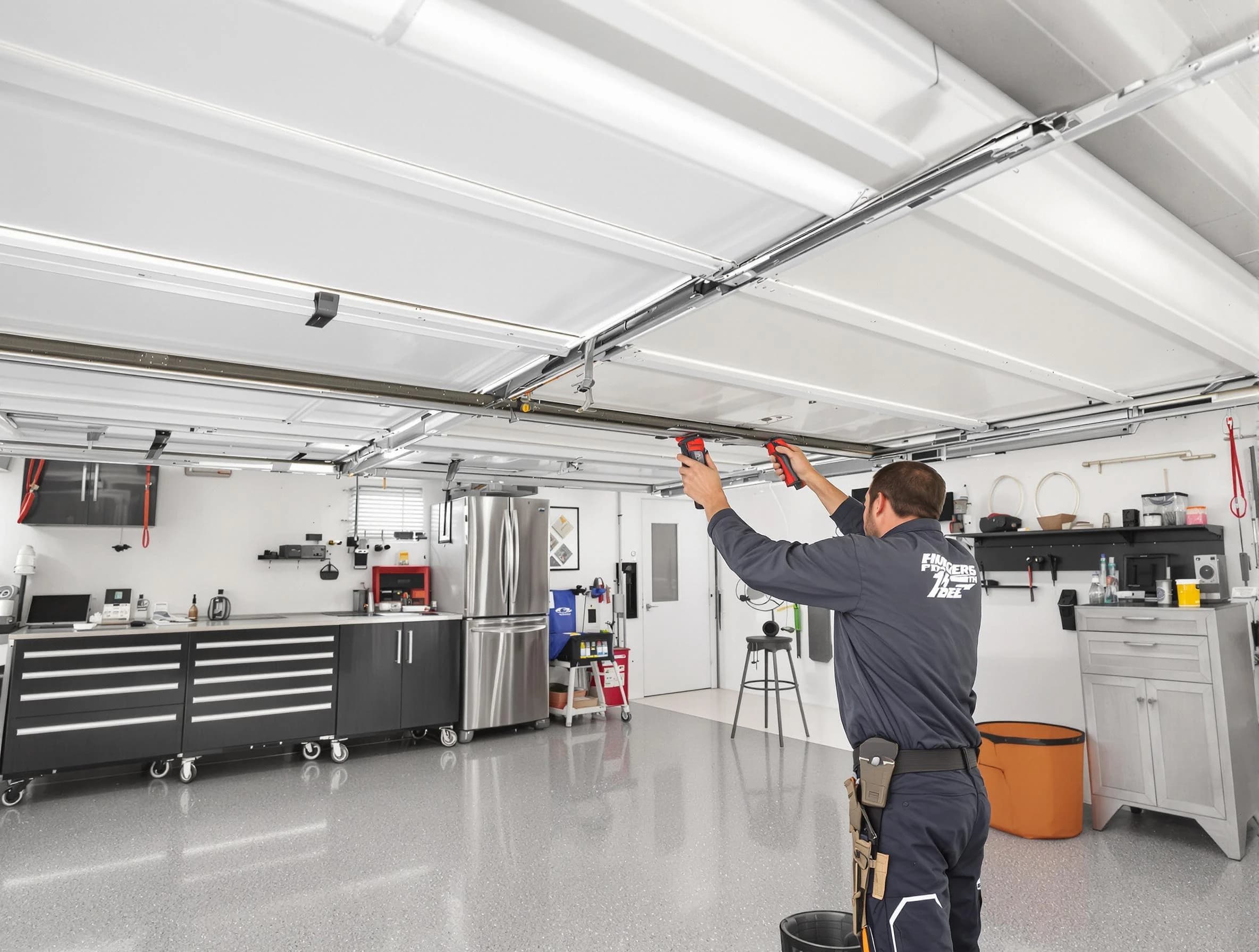 Overhead garage door repair service by Irondale Garage Door Repair in Irondale