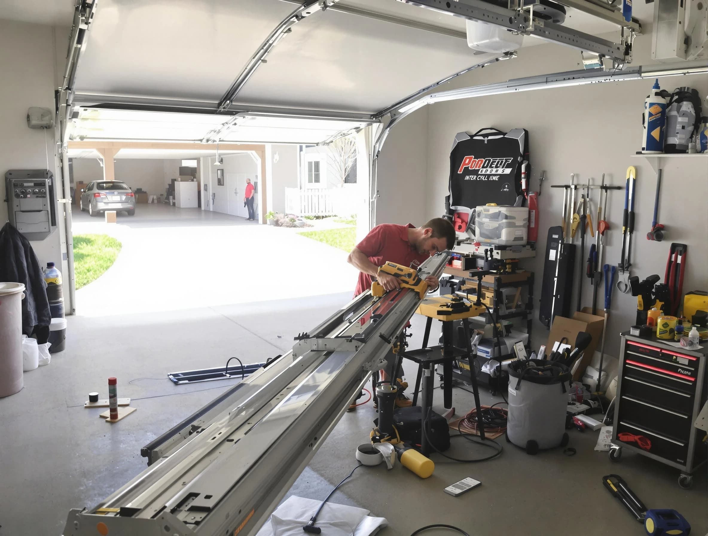Irondale Garage Door Repair expert performing track repair in Irondale