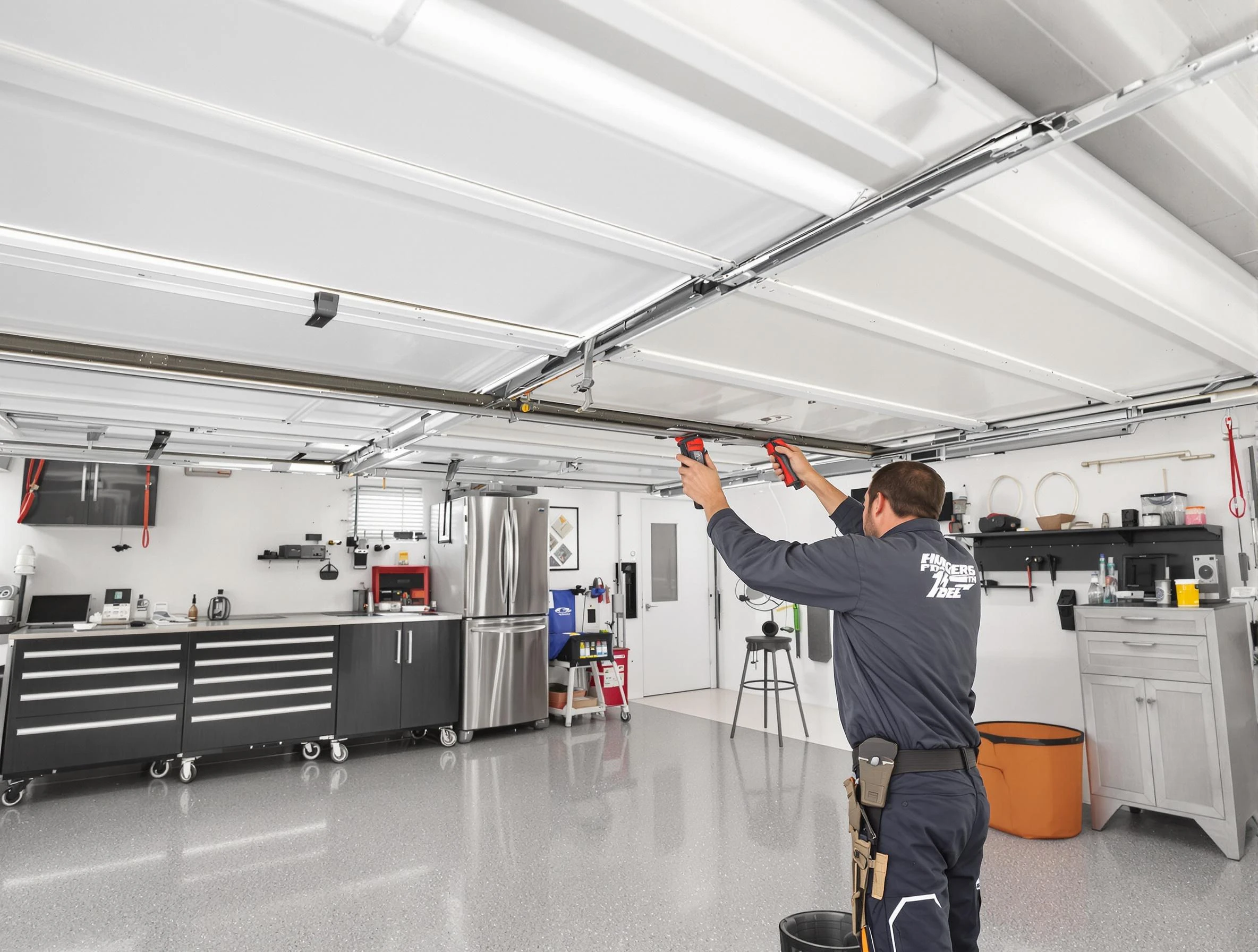 Overhead garage door repair service by Irondale Garage Door Repair in Irondale
